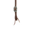 Weaver Leather Working Tack Browband Headstall, Rope Edge Hardware, Golden Chestnut - Image 2