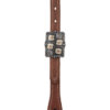 ProTack Headstall with Silver Flower Hardware (Split Ear) - Image 2