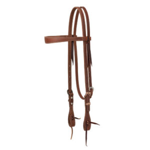 ProTack Headstall with Saltlick Heel Hardware (Slim Browband)