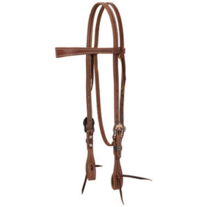 ProTack Headstall with Thunderbird Hardware (Slim Browband)
