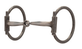 thumbnail interactive-video image 1 of Draft Horse Bits - O-Ring Snaffle - Loose Ring - Schneiders 1 of 13